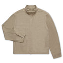 LINEN BOMBER JACKET SAND BEIGE