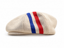 Hemp Boina Cap Red and Blue Stripe