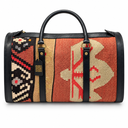 Leather Kilim travel Bag