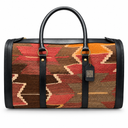 Leather Kilim travel Bag