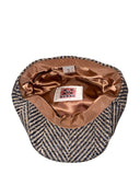 Jumbo Herringbone Donegal Tweed Cap