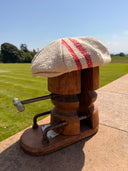 Hemp boina Cap Red stripe
