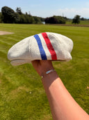 Hemp Boina Cap Red and Blue Stripe