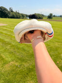 Hemp Boina Cap Red and Blue Stripe