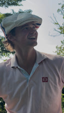 Hemp Boina Cap Red and Blue Stripe