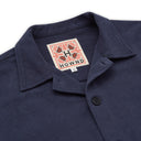 Navy Linen Overshirt